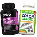 Liver & Colon Cleanse Detox Support Supplement - Natural Bowel Cleanser Pills for Intestinal Bloating & Daily Constipation Relief - Milk Thistle Dandelion Caps & Aid Gallbladder Supplements