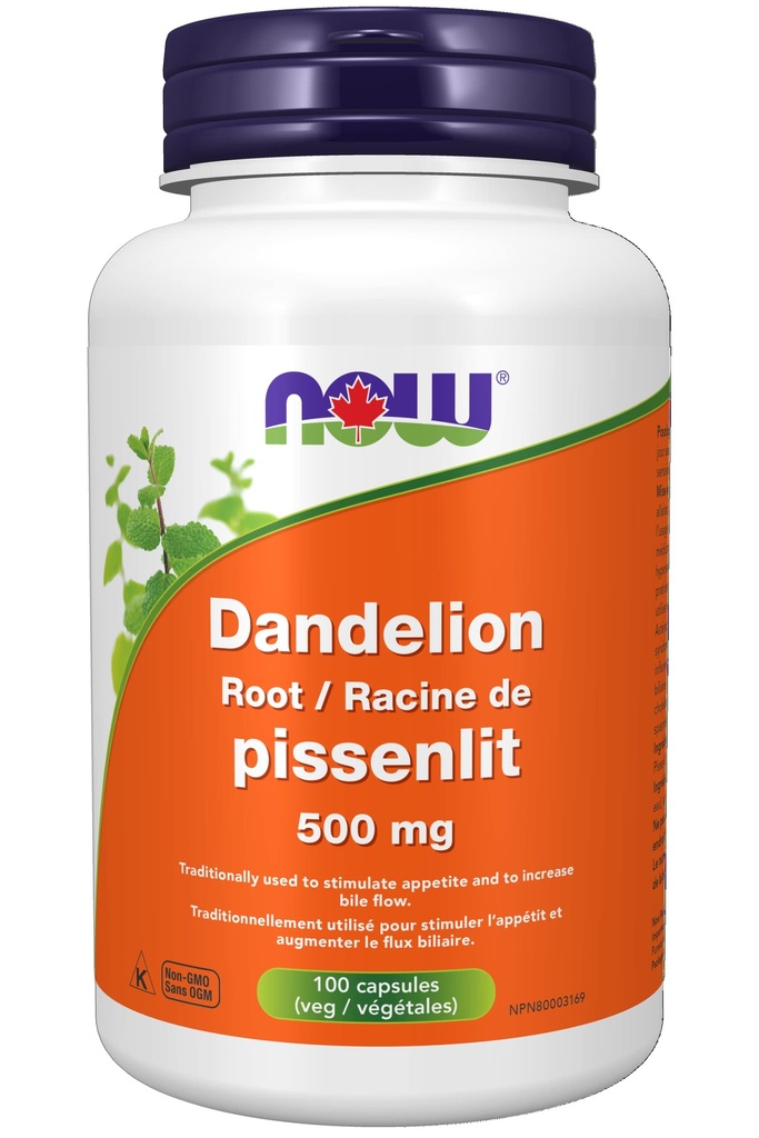 Now Dandelion Root 500mg 100vcap