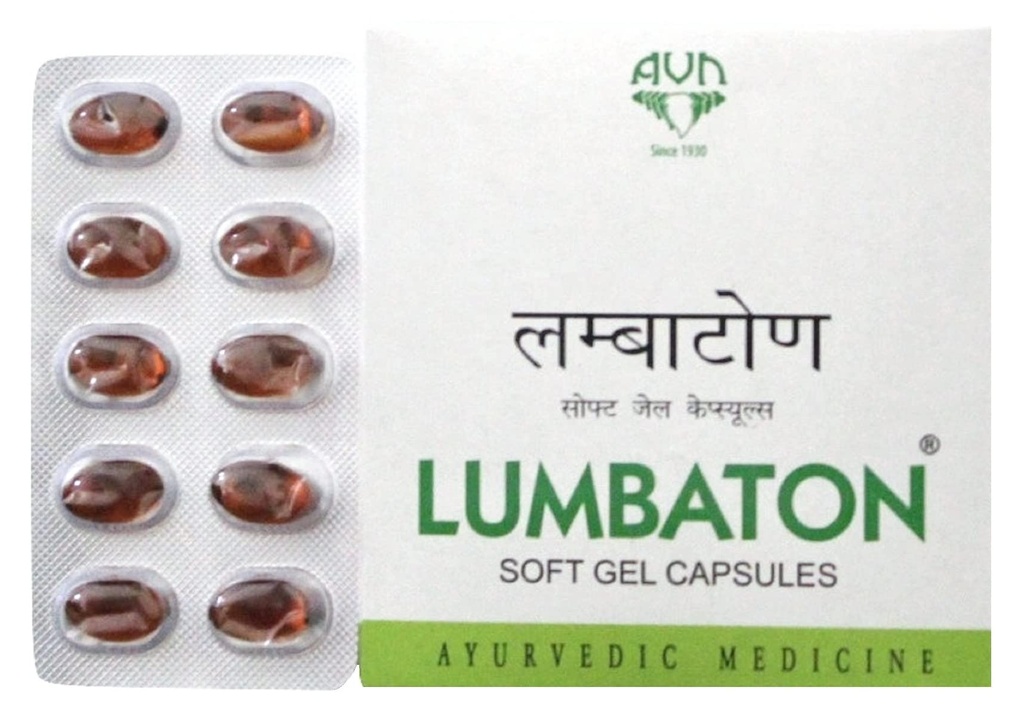 AVN Lumbaton Soft Gel Capsules (Pack of 3) (270 Capsules)