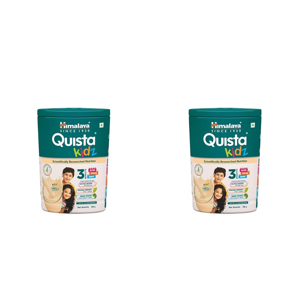 Himalaya Quista Kidz 200g (Vanilla Flavor) (Pack of 2)