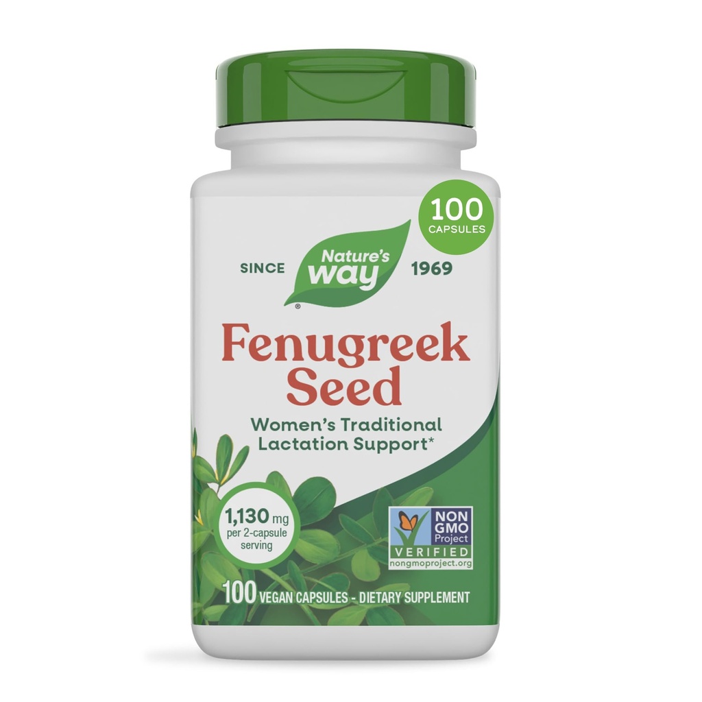 Nature's Way, Fenugreek Seed, 610 mg, 100 Vegetarian Capsules