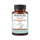 mi nature Sea Buckthorn Leaf Tablets | with 100% pure Sea Buckthorn Leaf Powder | 90 Tablets, 45 Day supply