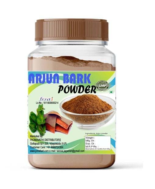 Pmw - Jar Pack - Arjuna Ki Chaal - Arjuna - Arjun Tree - Thella Maddi Bark Powder- Marudha Maram - Tree Bark Powder- Terminalia Arjuna Powder - 500 Grams