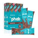 Phab Chocolate Brownie Protein Bars with 11g Protein & No Added Sugar | High Fibre, Gluten-Free, Trans Fat-Free & No Preservatives | Healthy & Delicious With Goodness Of Dates (Pack of 6)