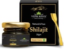 Pure Himalayan Shilajit Resin – Gold Grade 800mg | 85+ Trace Minerals & 75% Fulvic Acid | 에너지, 체력 및 면역 건강 지원 | 제 3 자 실험실 테스트 | 30g, 75 서빙