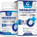 300 Billion CFU Probiotic, 12 Strains with 3 Organic Prebiotics, Probiotics for Women and Men, Daily Supplement for Digestive, Immune, Gut & Bloating Health, Shelf Stable, Vegan, 60 Counts