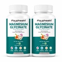 Fixuphealth Magnesium Glycinate Supplement 60 Tablets | High Absorption Magnesium Bisglycinate 370mg Elemental | Supports Sleep, Muscle Cramps, Nerve Health, Bone & Joint Support (Pack of 2)
