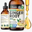 BIO KRAUTER Ginger Root Extract - Natural Ginger Supplements for Total Wellness - Alcohol and Sugar Free - Vegan Drops 4 Fl.Oz.