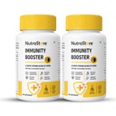 NutraStore Immunity Booster for Men & Women | Curcumin, Giloy, Amla, Moringa, Ginger, Orange & Piperine | Daily Health Supplement | 60 Capsules | Pack of 2