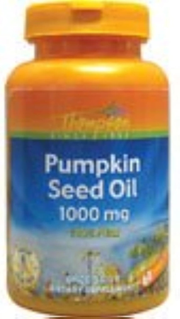 Thompson Pumpkin Seed Oil 60 М'якийгель