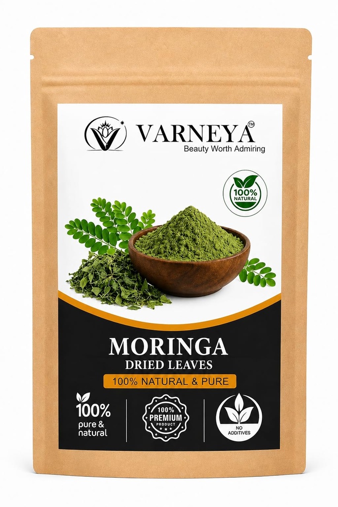 Naturals Organic Moringa Leaf 100g | 100% Pure Raw Ayurvedic Herbs | Herbal Tea, Kadha, Drink & Decoction Ingredients | Pure Handmade Organic Naturally Dried | Chemical-Free | No Preservatives | Premium Quality Herbal Powder Combo Pack