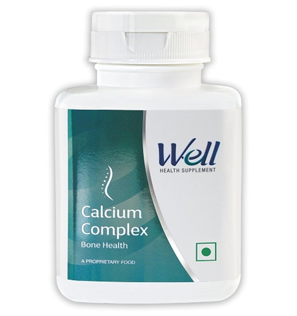 Modicare Well Health Supplement Calcium Complex Tablets for Strong Bones and Teeth - 60 Tablets