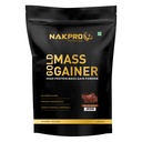 Nakpro Gold Mass Gainer Powder 1 Kg, Double Rich Chocolate| Lean Muscle Whey Protein Mass Gainer | 21g Protein, 68g Carb, 372 Calories Per Scoop for Muscle Support & Muscle Mass Gain