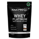 NAKPRO NUTRITION Platinum Whey Protein Isolate | 500g Chocolate | 28g Protein| Trustified Certified