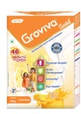 Groviva Gold Milk Protein Powder for Kids | 2-6 Years | 400g Mango BIB | 46 Nutrients | Growth & Digestive Nutrients | Supports Physical Growth, Brain Development, Immunity & Eye Health