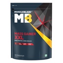 MuscleBlaze Mass Gainer XXL Powder, Chocolate, 1kg (2.2lbs)