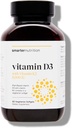 SMARTERNUTRITION Vegan Vitamin D3 5000 IU + Vitamina Naturale K2 1100 mcg in Cocco Biologico & Olio di Oliva - D3 K2 Supplemento per Immune & Bone Support - 60 Softgels[30 Day Supply]