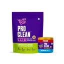 Yogabar Pro Clean Whey Protein Chocolate with Zero Calorie Sweetener | 25g Protein per Serve | Made with ProAbsorb Blend | 907g + Free Pro Clean Creatine 100g | Unflavoured Monohydrate