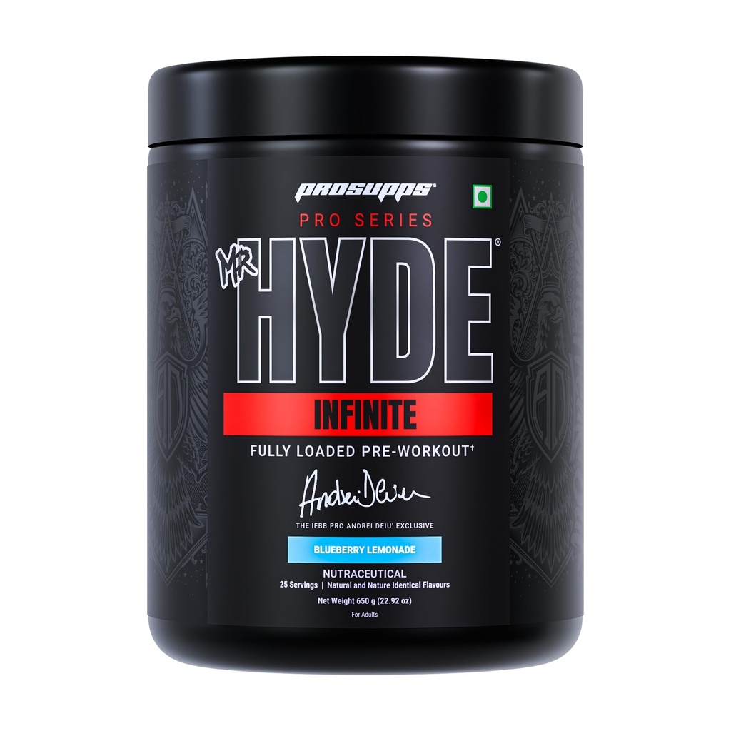 ProSupps Mr Hyde Infinite Blueberry Lemonade Pre Workout, 25 Servings