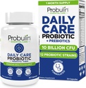 Probulin Daily Care Probiotic Suplement, Digetra, Gut, dan Ammune Health Support Capsules for Men and Women, 10 Milyar CFU, Vegan, 30 Count Bottle