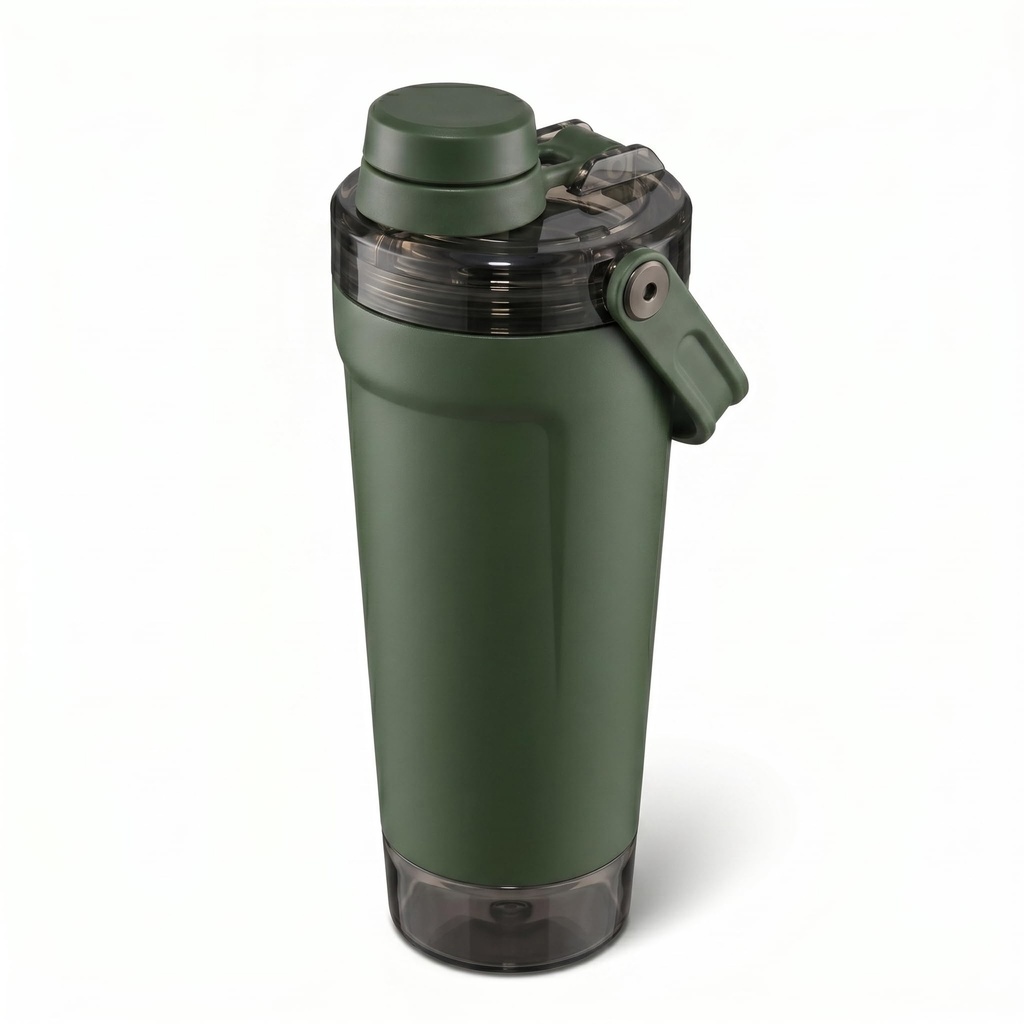 Stainless Steel Shaker Bottle 20oz,Insulated Metal Protein ShakerCup