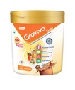 Groviva Gold Milk Protein Powder for Kids | 2-6 Years | 200g Chocolate Jar| 46 Nutrients | Growth & Digestive Nutrients | Supports Physical Growth, Brain Development, Immunity & Eye Health