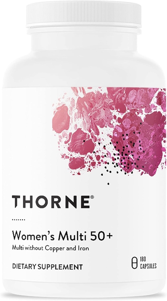 Thorne Women's Multi 50+ Multivitamin Capsules, 180 Count