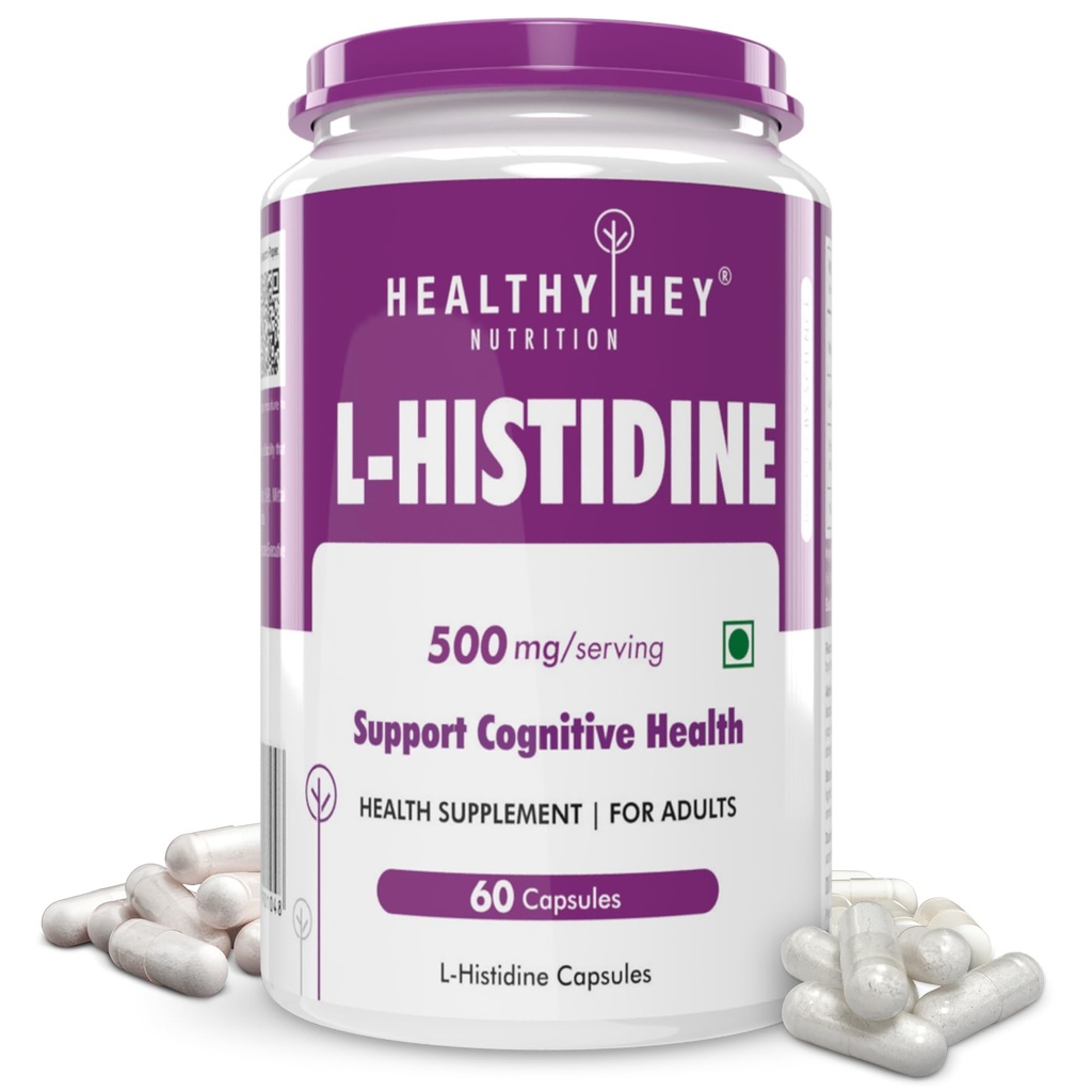 HealthyHey Nutrition L-Histidine 60 Capsules