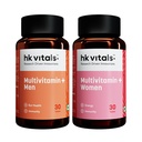 hk vitals Multivitamin Plus Women + Men, 2 x 30 Tablets