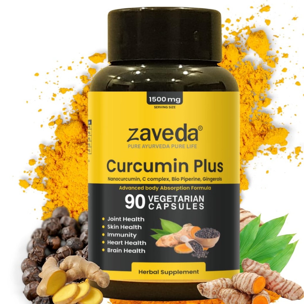 Curcumin Plus 1500 mg, 90 Veg Capsules
