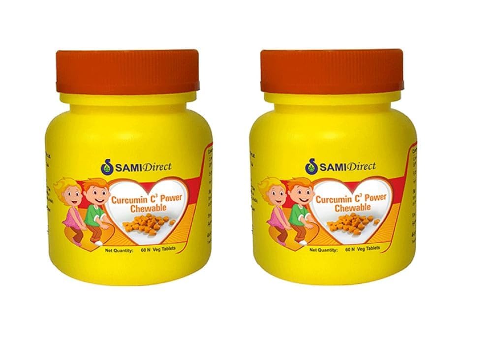 Curcumin C3 Power Chewable For Kids (60 Tabs) (Set Of 2)