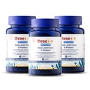 three60+ Daily Joint Care & Protect Tablets, Researched for Knee, Bone & Cartilage, Arthritis Support | with Acujoint, UC-II Collagen, Hadjod, Curcumin & Calcium+D3+K2 | Improves Mobility & Reduces Stiffness | (30 Tablets) | Pack of 3