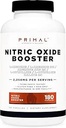 Primal Nitric Oxide Booster (2,250mg Per Serving) (180 Capsules) - 60 Servings