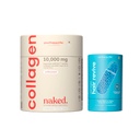 YourHappyLife Collagen Naked and Hair Capsules Combo | 10,000mg Hydrolyzed Collagen with Vitamin C for Skin, Joints, Hair & Nails | Biotin 10000mcg, Keranat™ & DHT Blockers for Hair Growth