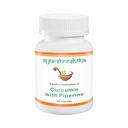 Curcumin (95%) Extract with Piperine(5%) Organic Turmeric Veg Capsules 60 Non-GMO & Gluten Free (Pack of 1)