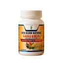 Ever Glow Natural Curcumin & Black Pepper Capsules 60 Count | Curcumin Supplement with Black Pepper for Absorption | Herbal Health Supplement for Daily Wellness