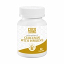 Curcumin with Piperine Capsules Antiinflamatory Supplements Antioxidant Capsules For Men Women 60 Capsules