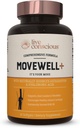 Live bevisst felles helse supplement - MoveWell Plus Antarktis krill olje, naturlig astaxanthin og hyaluronsyre | Outperforms glukosamin