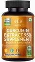 Comfort Curcumin Extract 95% Supplement with Ginger & Black Pepper Extract, 1300mg Per Serving, 60 Veg Capsules, Pack of 2