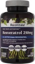 ResVitale Resveratrol 250 mg - Resveratrol Supplement för män och kvinnor - 120 Veggie Capsules