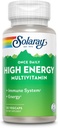SOLARAY Uma vez diária alta energia Multivitamin para mulheres e homens - Suplementos de energia - Suporte imunológico w/Vitamina C, A, D e E, Complexo de vitamina B, Trace Minerals, 60 dias de garantia, 30 Serv, 30 VegCaps