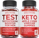 Atlantis Nutrition Testosterón Booster 60 Gumies + Keto Apple Cider Ocot 60 Gummies