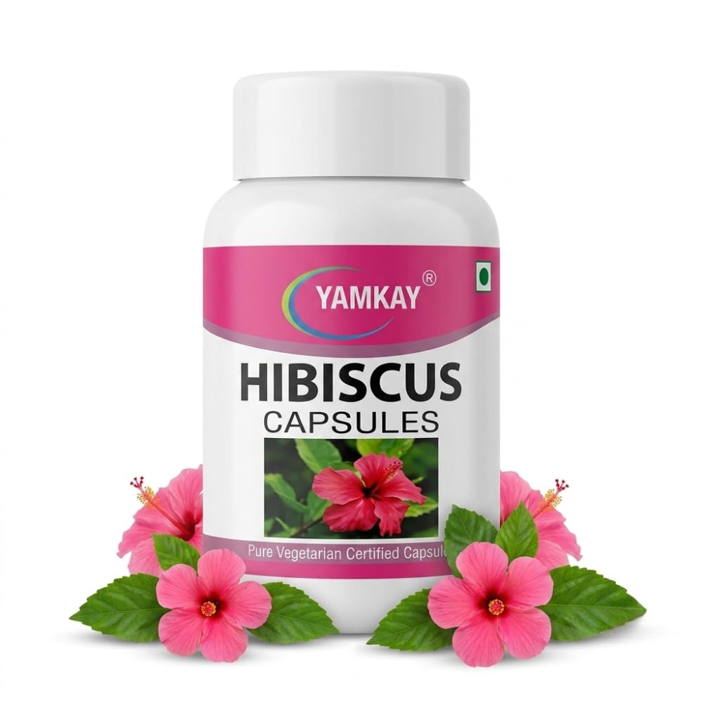 Hibiscus Flower Capsules 500Mg - 100 Veg Capsules