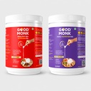Good Monk Multivitamins Healthy 50+ For Seniors & Family Nutrition Mix Jar - 120 serves each