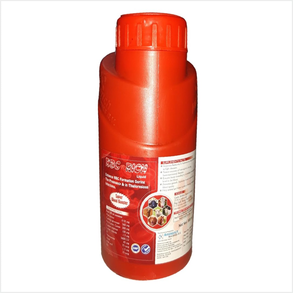 RBC Rich Liquid - Improve Blood Circulation 500ml | Potent Formula for Enhanced Cardiovascular Health
