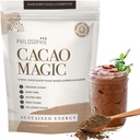 Philosophie Organic Cacao Magic Superfood Blend - Plant-Based Protein Powder with Raw Cacao, Reishi Mushroom & Maca Root - Sweeted Vegan Chocolate Supplement, 32 Servings