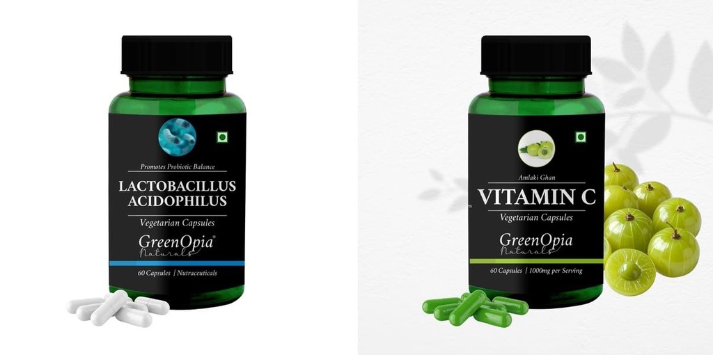 Lactobacillus Vitamin C Wellness Daily Vitality |60 CAPSULES