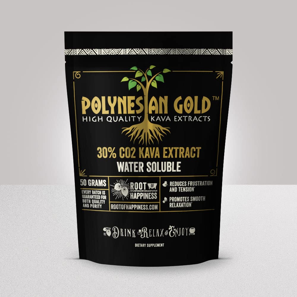 Polynesian Gold™ Water Soluble Co2 Kava Extract- 50g Bag
