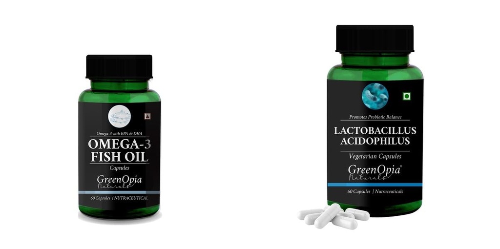 Fish Oil Lactobacillus Wellness Daily Vitality |60 CAPSULES