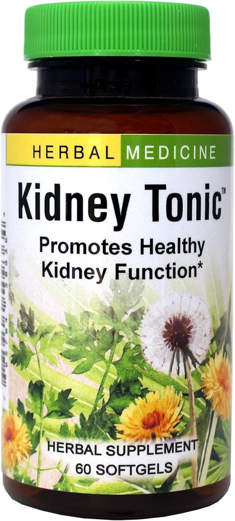 Herbs, Etc. Chidne Tonic Softgels - Office Supplement - DanDelion, Saw Palmetto & Parsley - 60 Softgels (60).